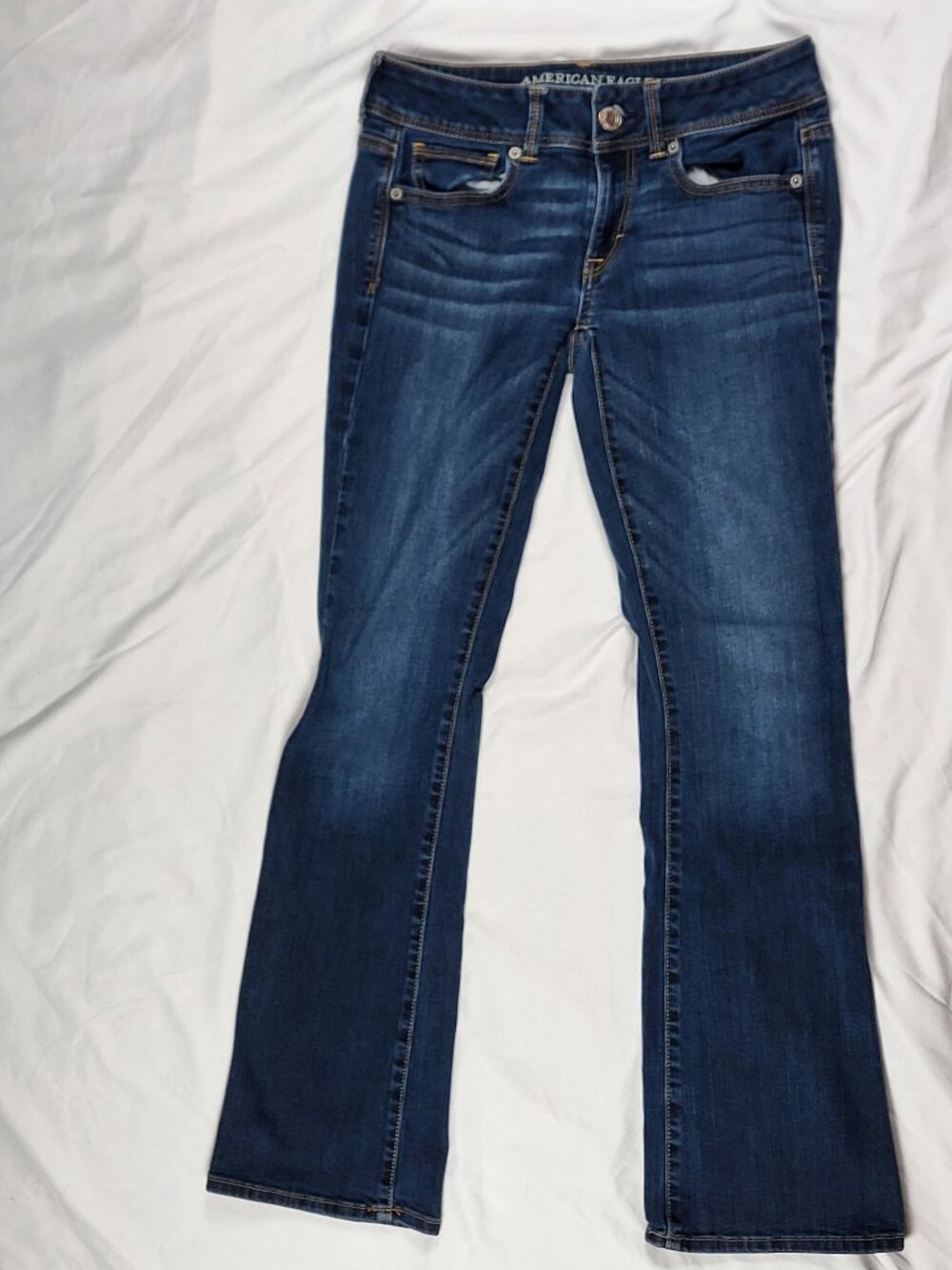 American Eagle Kick Boot Jeans Women’s 4 Bootcut Y2K 2000s Preppy